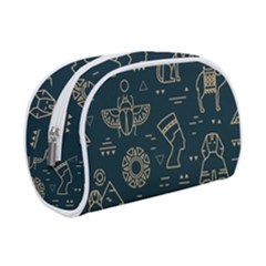 Dark Seamless Pattern Symbols Landmarks Signs Egypt Makeup Case (small)