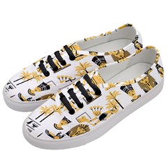 Egypt Symbols Decorative Icons Set Women s Classic Low Top Sneakers by Wegoenart