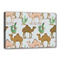 Camels Cactus Desert Pattern Canvas 18  x 12  (Stretched) View1