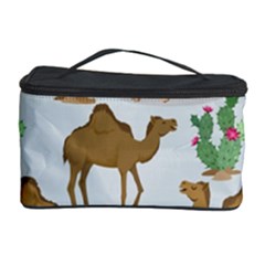 Camels Cactus Desert Pattern Cosmetic Storage by Wegoenart