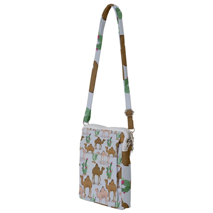 Camels Cactus Desert Pattern Multi Function Travel Bag