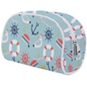 Nautical Marine Symbols Seamless Pattern Makeup Case (Medium) View2