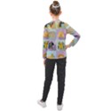 Egypt Icons Set Flat Style Kids  Long Mesh Tee View2