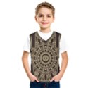 Hamsa Hand Drawn Symbol With Flower Decorative Pattern Kids  SportsWear View1