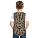 Hamsa Hand Drawn Symbol With Flower Decorative Pattern Kids  SportsWear View2