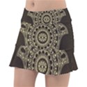 Hamsa Hand Drawn Symbol With Flower Decorative Pattern Tennis Skorts View1