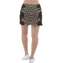 Hamsa Hand Drawn Symbol With Flower Decorative Pattern Tennis Skorts View2