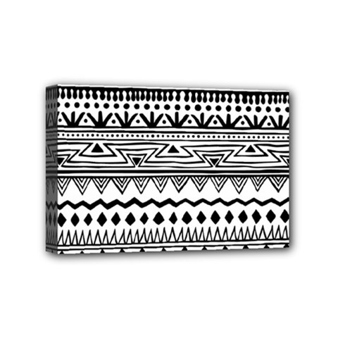 Boho Style Pattern Mini Canvas 6  X 4  (stretched) by Wegoenart