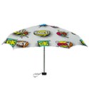 Set Colorful Comic Speech Bubbles Mini Folding Umbrellas View3