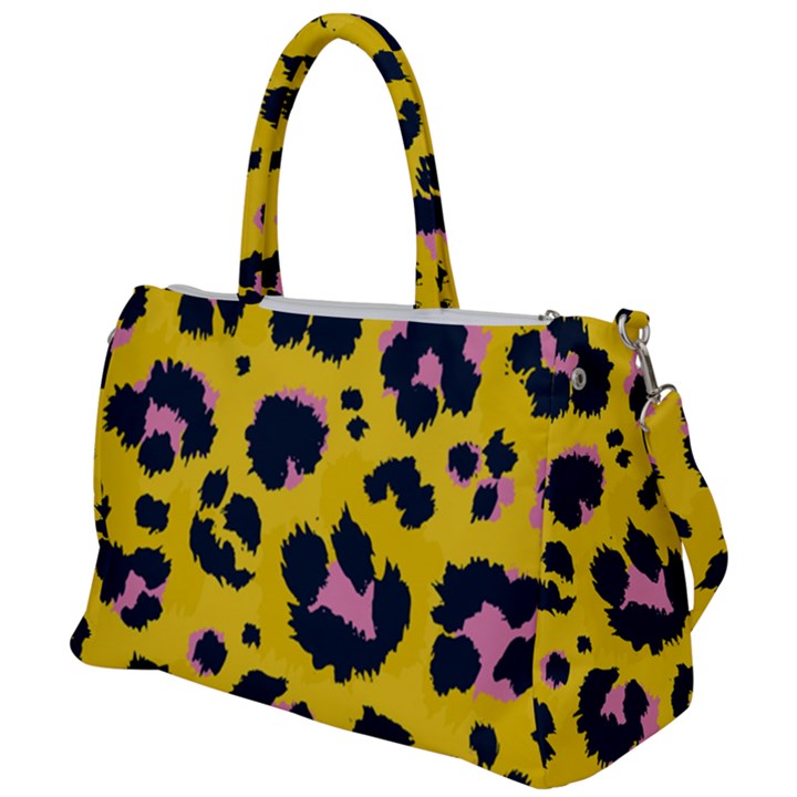 Leopard Print Seamless Pattern Duffel Travel Bag