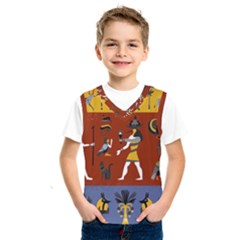 Ancient Egyptian Religion Seamless Pattern Kids  Sportswear by Wegoenart