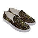 Luxury Golden Mandala Background Women s Canvas Slip Ons View3