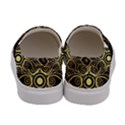 Luxury Golden Mandala Background Women s Canvas Slip Ons View4