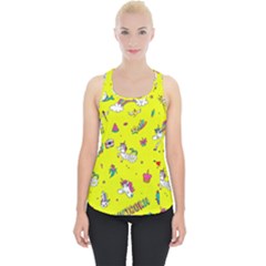 Pattern Unicorns Mermaids Horses Girlish Things Piece Up Tank Top by Wegoenart