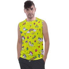 Pattern Unicorns Mermaids Horses Girlish Things Men s Regular Tank Top by Wegoenart