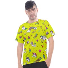 Pattern Unicorns Mermaids Horses Girlish Things Men s Sport Top by Wegoenart