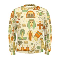 Egypt Seamless Pattern Men s Sweatshirt by Wegoenart