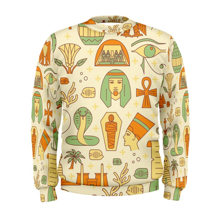 Egypt Seamless Pattern Men s Sweatshirt