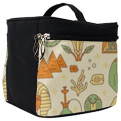 Egypt Seamless Pattern Make Up Travel Bag (big) by Wegoenart