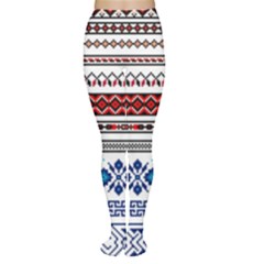 Illustration Ukrainian Folk Seamless Pattern Ornament Ethnic Ornament Border Element Tights