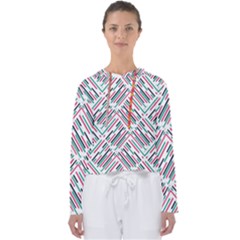 Abstract Colorful Pattern Background Women s Slouchy Sweat