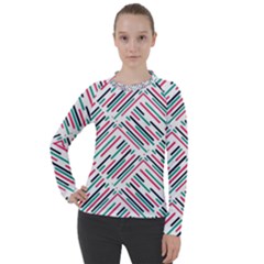 Abstract Colorful Pattern Background Women s Pique Long Sleeve Tee