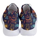 Trendy African Maya Seamless Pattern With Doodle Hand Drawn Ancient Objects Women s Lightweight High Top Sneakers View4