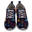 Trendy African Maya Seamless Pattern With Doodle Hand Drawn Ancient Objects Athletic Shoes View1