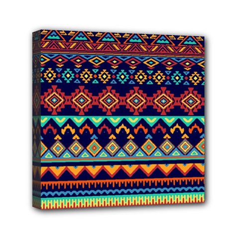 Pattern Tribal Style Mini Canvas 6  X 6  (stretched) by Wegoenart