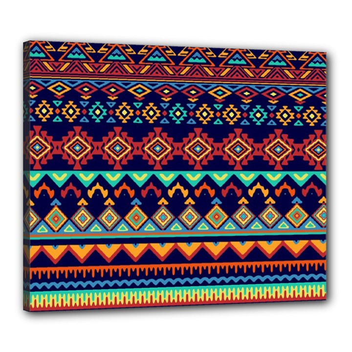 Pattern Tribal Style Canvas 24  x 20  (Stretched)