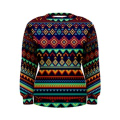 Pattern Tribal Style Women s Sweatshirt by Wegoenart