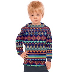 Pattern Tribal Style Kids  Hooded Pullover