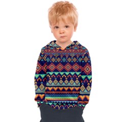 Pattern Tribal Style Kids  Overhead Hoodie by Wegoenart