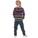 Pattern Tribal Style Kids  Overhead Hoodie View2