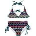 Pattern Tribal Style Kids  Classic Bikini Set View1