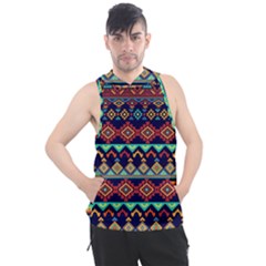 Pattern Tribal Style Men s Sleeveless Hoodie by Wegoenart