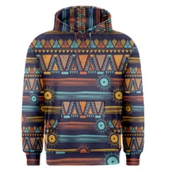 Bohemian Ethnic Seamless Pattern With Tribal Stripes Men s Core Hoodie by Wegoenart