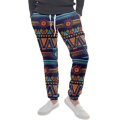 Bohemian Ethnic Seamless Pattern With Tribal Stripes Men s Jogger Sweatpants by Wegoenart