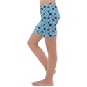 Seamless Pattern Nautical Theme Kids  Lightweight Velour Capri Yoga Leggings View2