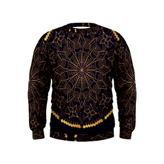 Luxury Mandala Background Kids  Sweatshirt