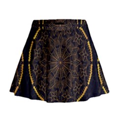 Luxury Mandala Background Mini Flare Skirt by Wegoenart