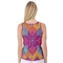 Ethnic Floral Mosaic Pattern Women s Basketball Tank Top View2