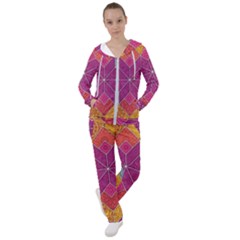 Ethnic Floral Mosaic Pattern Women s Tracksuit by Wegoenart