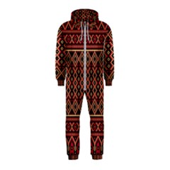 Illustration Ukrainian Folk Seamless Pattern Ornament Hooded Jumpsuit (kids)