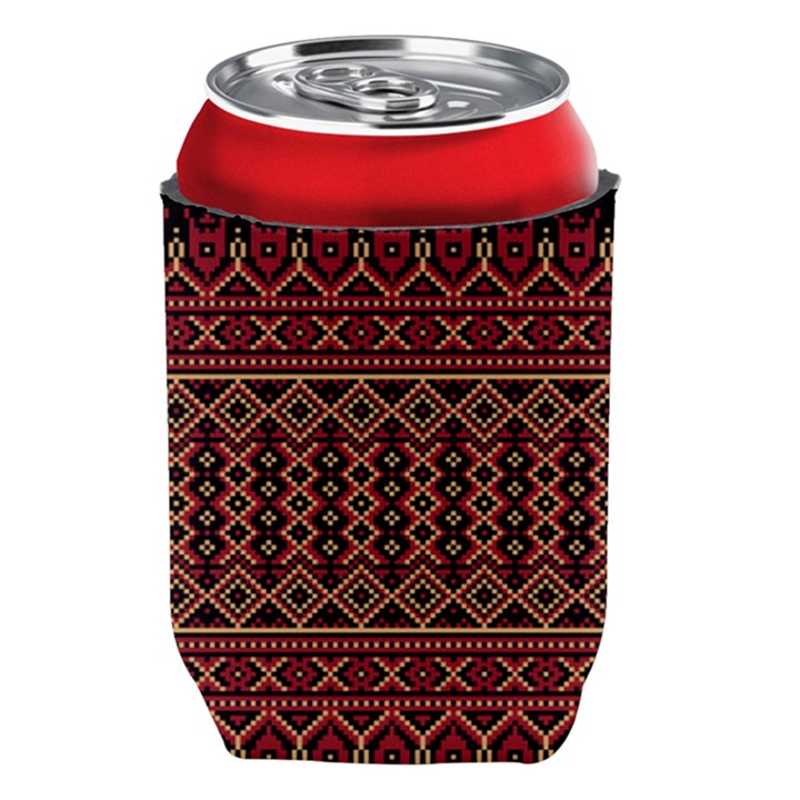 Illustration Ukrainian Folk Seamless Pattern Ornament Can Holder