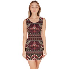 Ukrainian Folk Seamless Pattern Ornament Bodycon Dress by Wegoenart