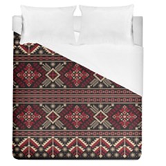 Ukrainian Folk Seamless Pattern Ornament Duvet Cover (queen Size)