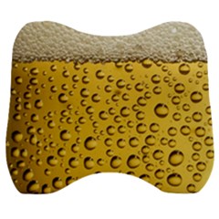 Beer Bubbles Velour Head Support Cushion