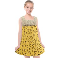 Beer Bubbles Kids  Cross Back Dress