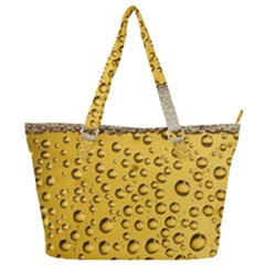 Beer Bubbles Full Print Shoulder Bag by Wegoenart